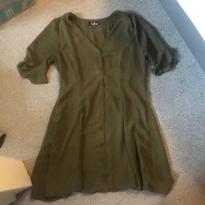 Lulus olive green dress